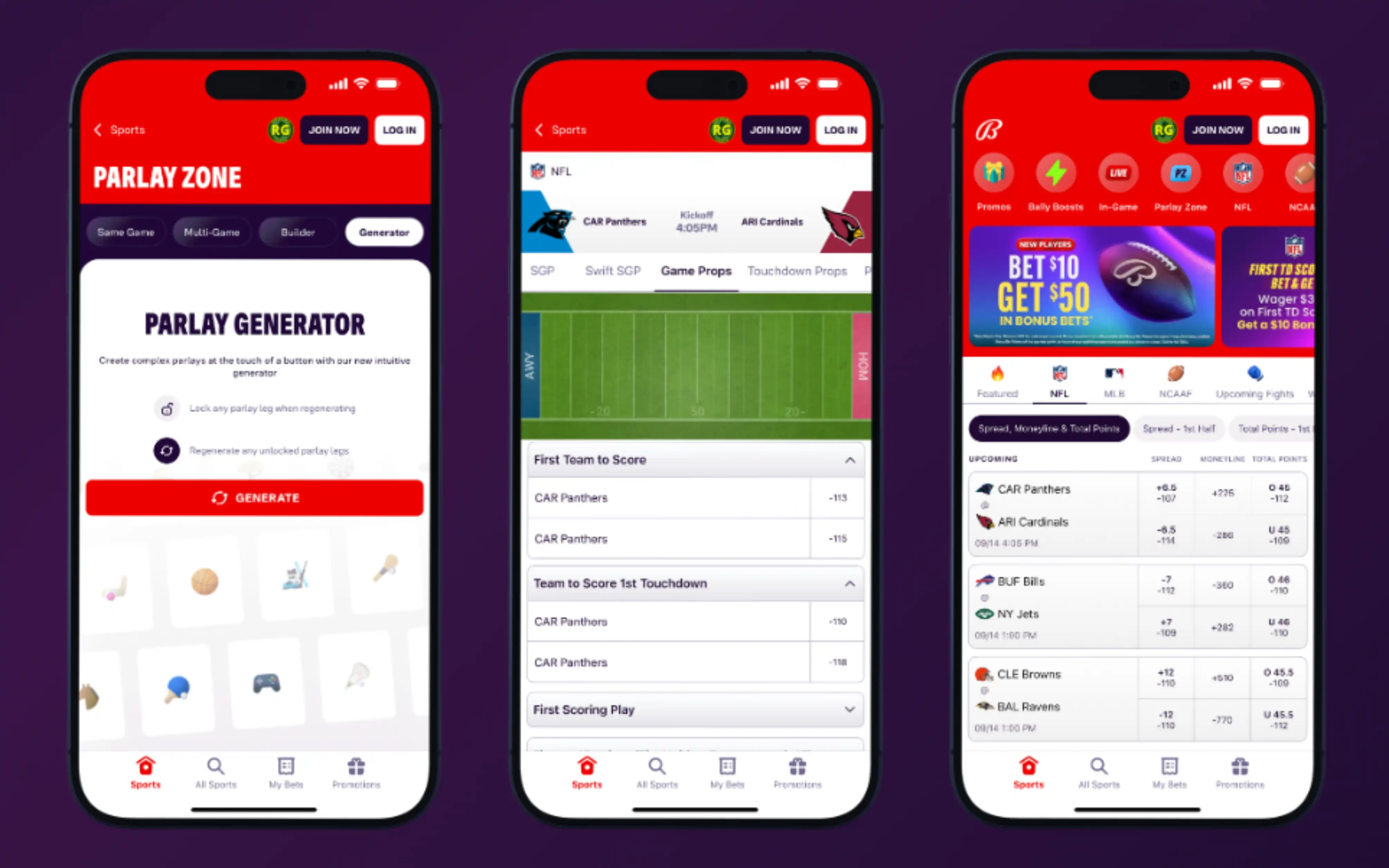 BallyBet Casino App Screenshot